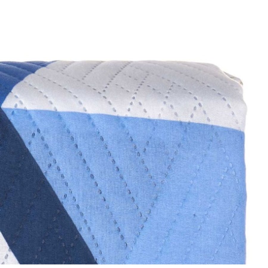 Sengetppe med to sider 180 x 260 cm Bl Hvid (6 enheder) #13