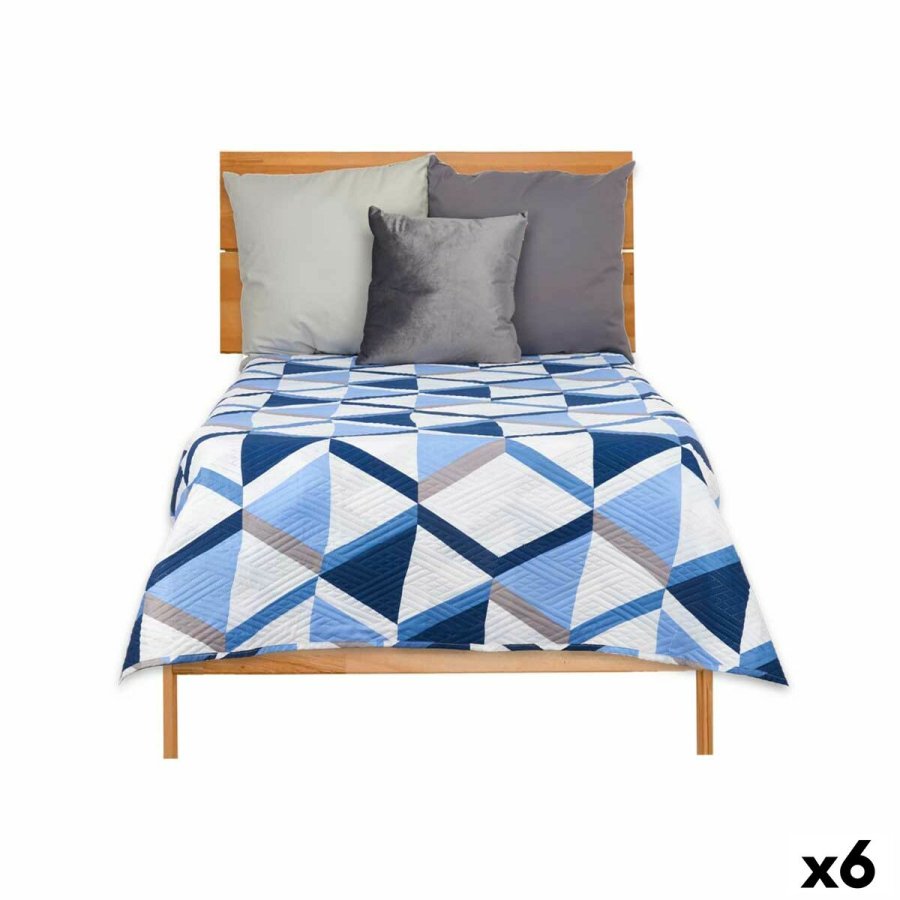 Sengetppe med to sider 180 x 260 cm Bl Hvid (6 enheder) #1