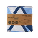 Sengetppe med to sider 180 x 260 cm Bl Hvid (6 enheder) #9