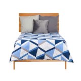 Sengetppe med to sider 240 x 260 cm Bl Hvid (6 enheder) #5