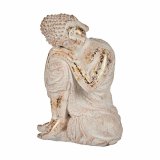 Dekorativ havefigur Ibergarden CC20447 CC20447 Polyesterharpisk Buddha 23 x 33 x 26 cm (2 enheder) #2
