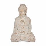 Dekorativ havefigur Ibergarden CC20403 CC20403 Polyesterharpisk Buddha 22,5 x 40,5 x 27 cm (2 enheder) #2