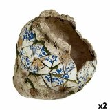 Dekorativ havefigur Ibergarden ZD19025 ZD19025 Polyesterharpisk Vase 29 x 27 x 30 cm (2 enheder) #1