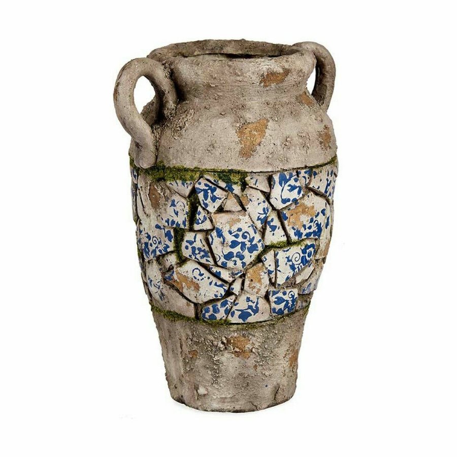 Dekorativ havefigur Ibergarden ZD19007 ZD19007 Polyesterharpisk Vase 21 x 34,5 x 28 cm (2 enheder) #2