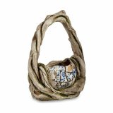 Dekorativ havefigur Ibergarden ZD19014 ZD19014 Polyesterharpisk Vase 17 x 44 x 34,5 cm (2 enheder) #2