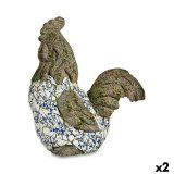 Dekorativ havefigur Ibergarden ZD18059 ZD18059 Polyesterharpisk Hane 22,5 x 46 x 41,5 cm (2 enheder) #1