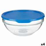 Rund madkasse med lg Pasabahce Chefs Bl 1,135 L 17,2 x 7,6 x 17,2 cm (4 enheder) #1