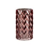 Vase Kobberstik re (af hvede) Pink Krystal 11,3 x 19,5 x 11,3 cm (6 enheder) #2