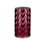 Vase Gift Decor V1220MMS-5 V1220MMS-5 Pink Krystal re (af hvede) Kobberstik 11,3 x 19,5 x 11,3 cm (6 enheder) #2