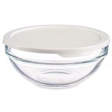 Rund madkasse med lg Pasabahce Chefs Hvid 595 ml 14 x 6,3 x 14 cm (6 enheder) #3