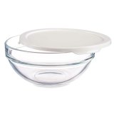 Rund madkasse med lg Pasabahce Chefs Hvid 595 ml 14 x 6,3 x 14 cm (6 enheder) #5