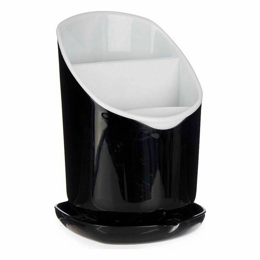 Bestikdrner Kinvara AP-9143 Hvid Sort Plastik 12 x 19 x 12,5 cm Aftendragt (12 enheder) #5