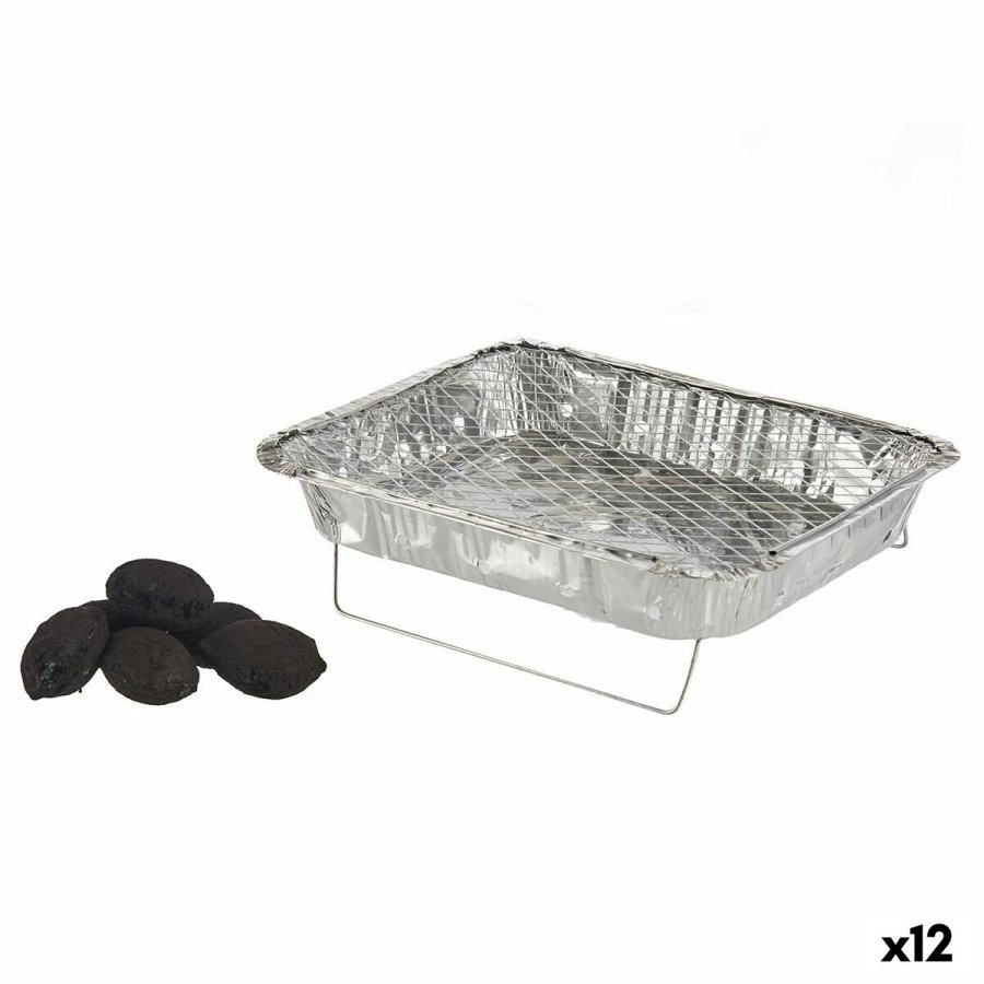Engangsgrill Aluminium Trkul 23,5 x 6 x 30,5 cm (12 enheder) #1