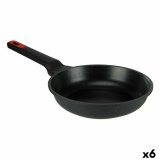 Stegepande Kinvara 77777 Sort Aluminium Bakelit  24 cm (6 enheder) #1