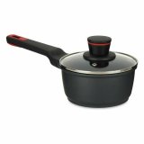 Kasserolle med lg Kinvara 77782 Sort Aluminium Bakelit  16 cm (6 enheder) #3