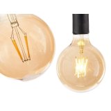 LED-lampe Gift Decor ZS0208-116-4 ZS0208-116-4 Gennemsigtig 4 W E27 12,5 x 17,5 x 12,5 cm Vintage 12 enheder #3