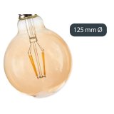 LED-lampe Gift Decor ZS0208-116-4 ZS0208-116-4 Gennemsigtig 4 W E27 12,5 x 17,5 x 12,5 cm Vintage 12 enheder #4