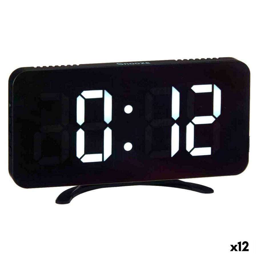DigitaltuUr til bordet Sort ABS 15,7 x 7,7 x 1,5 cm (12 enheder) #1
