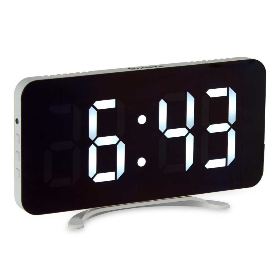 DigitaltuUr til bordet Hvid ABS 15,7 x 7,7 x 1,5 cm (12 enheder) #5