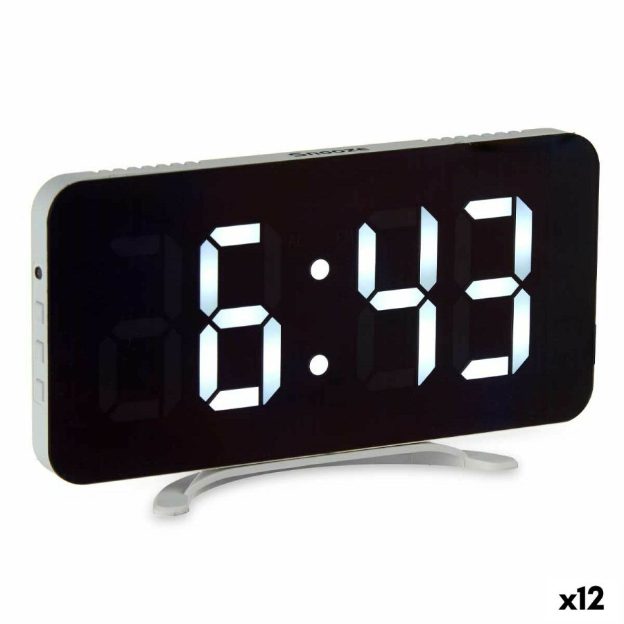 DigitaltuUr til bordet Hvid ABS 15,7 x 7,7 x 1,5 cm (12 enheder) #1