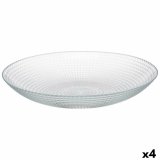 plade Pasabahce Generation Gennemsigtig Glas 23 x 7 x 23 cm (4 enheder) #1