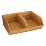 ske som kan stables Kinvara JWKW-5152 (2) Brun Bambus 34,5 x 13 x 31 cm (6 enheder) #2
