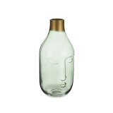 Vase Gift Decor VGY1125S-G VGY1125S-G Grn Glas Ansigt 11 x 24,5 x 12 cm (6 enheder) #2