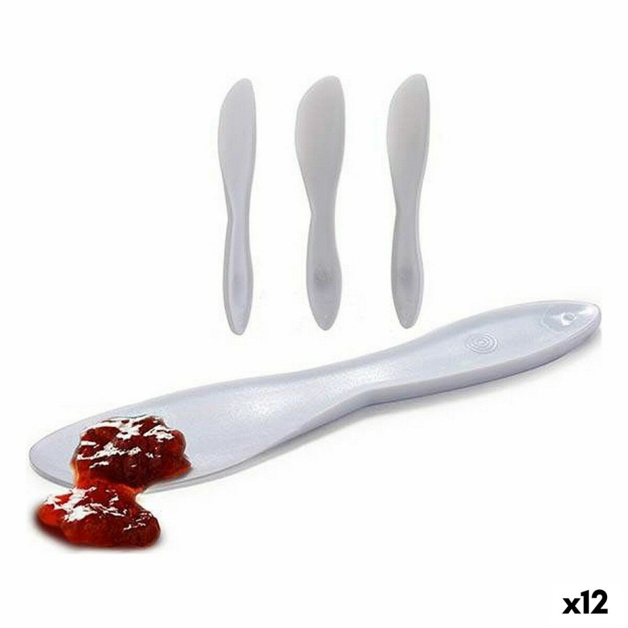 Knivst Kinvara 23045 Hvid Plastik 18 x 3,5 x 1 cm (12 enheder) #1