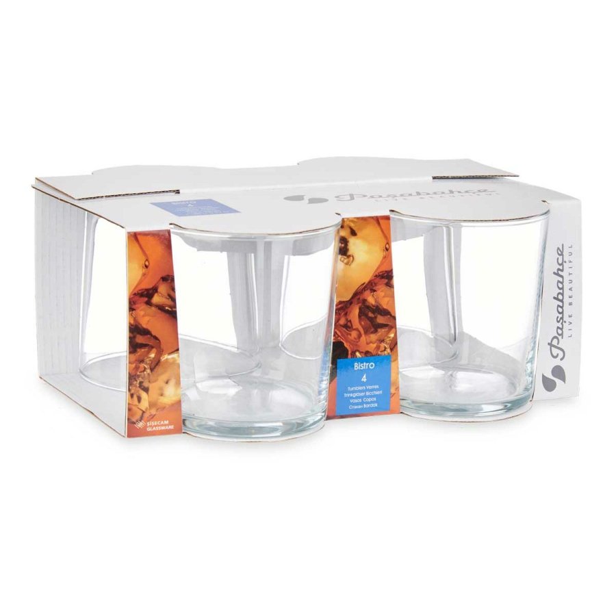 Glasst Pasabahce Bistro Gennemsigtig Glas Krystal 380 ml (6 enheder) #7