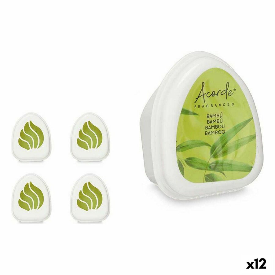 St med luftfriskere Acorde MINIG-BAMBOO Bambus 50 g (12 enheder) #1