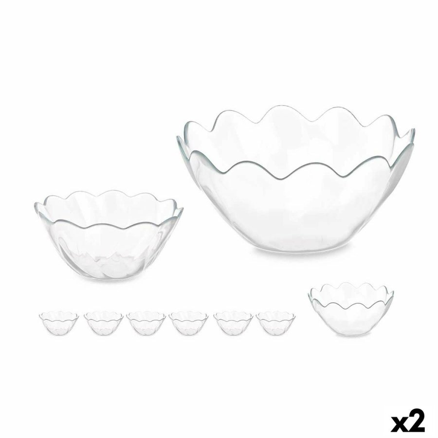 Sklst Pasabahce Hasir Gennemsigtig Glas (2 enheder) #1
