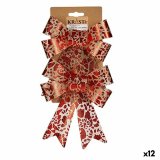 Lasso Krist+ HJ1-12007 Rd Gylden PVC Trykt 15 x 4 x 16 cm Julepynt (12 enheder) #1