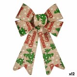 Lasso Merry Christmas Julepynt Multifarvet PVC 16 x 24 x 4 cm (12 enheder) #1