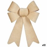 Lasso Krist+ HJ1-12042 Beige PVC 16 x 24 x 4 cm Julepynt (12 enheder) #1