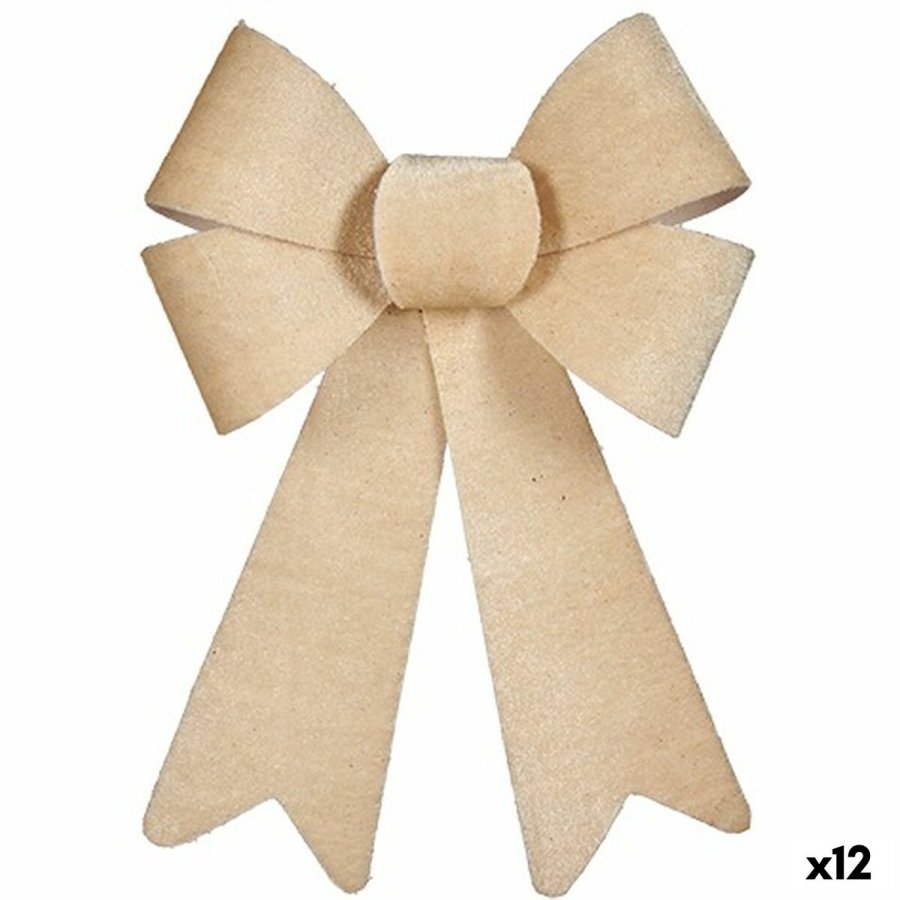 Lasso Krist+ HJ1-12042 Beige PVC 16 x 24 x 4 cm Julepynt (12 enheder) #1