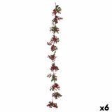 Juleguirlande Krist+ B9M-1007B Grn Plastik Rde Frugter 15 x 7,5 x 156 cm Gren (6 enheder) #1