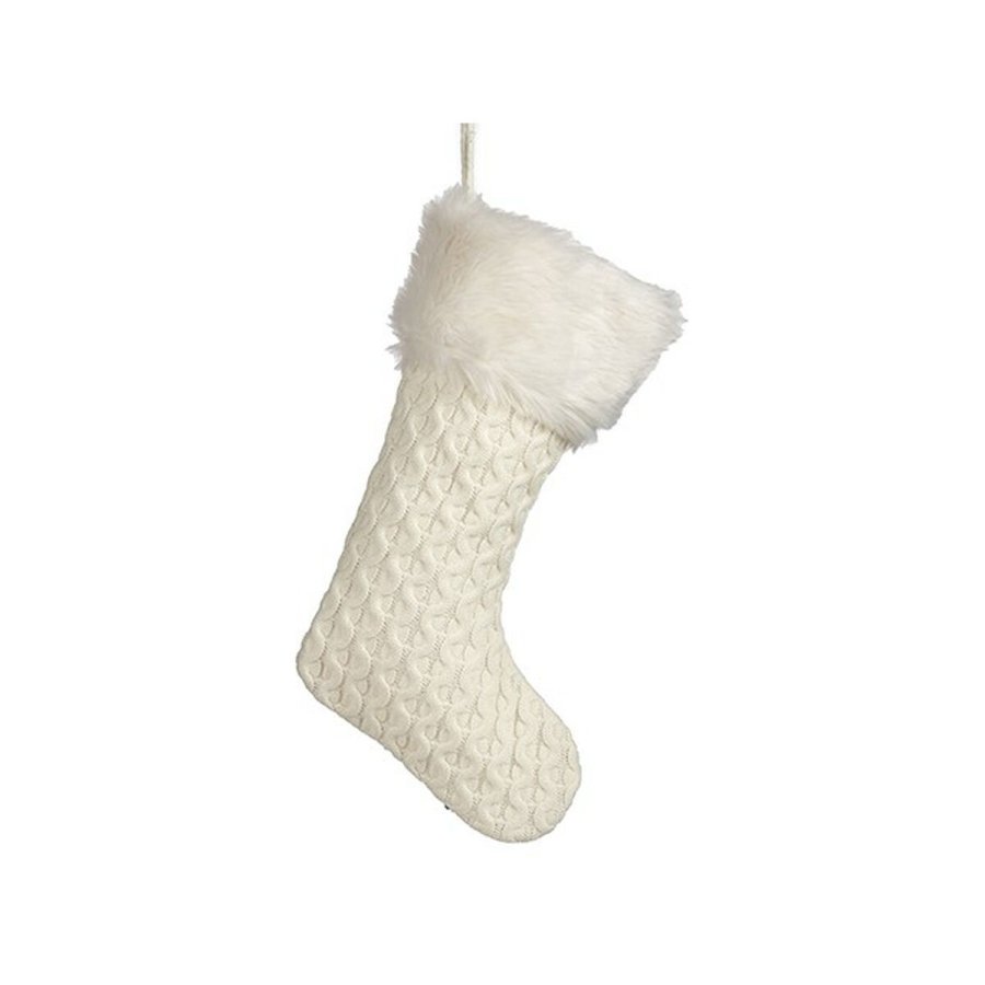 Julepynt Julesok Hvid 28 x 4 x 46 cm (12 enheder) #5