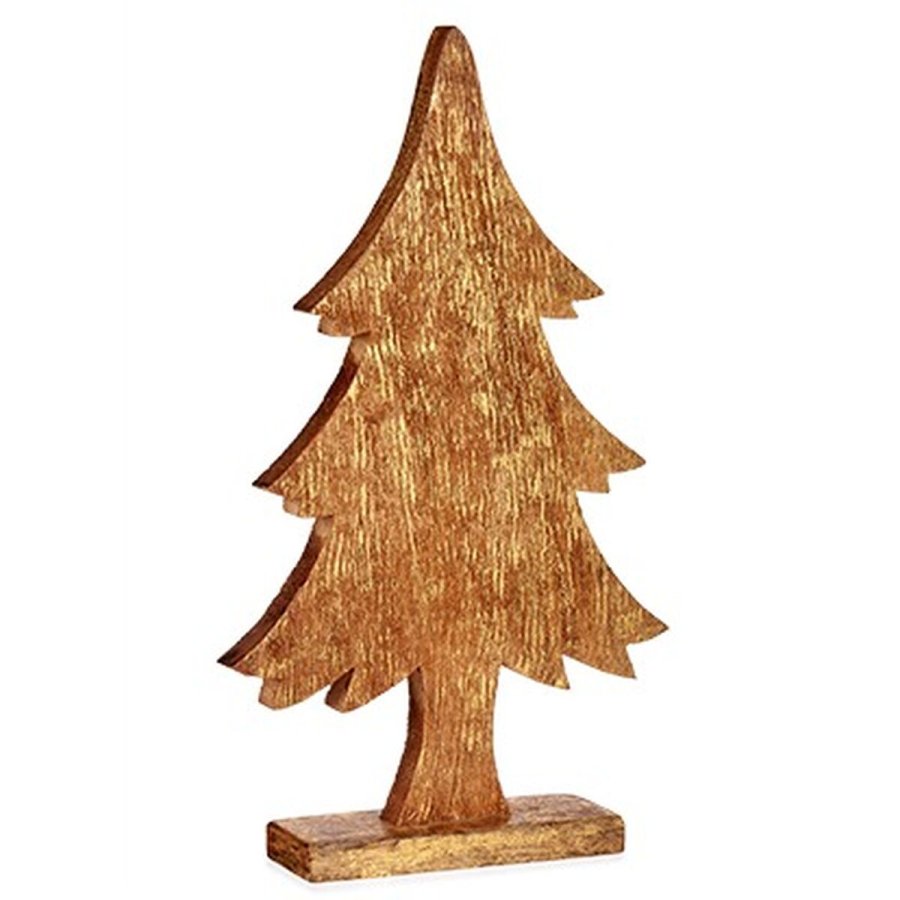 Dekorativ figur Juletr Gylden Tr 5,1 x 49,5 x 25,5 cm (6 enheder) #9