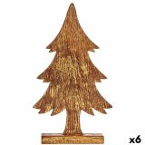 Dekorativ figur Juletr Gylden Tr 5 x 39 x 22 cm (6 enheder) #1