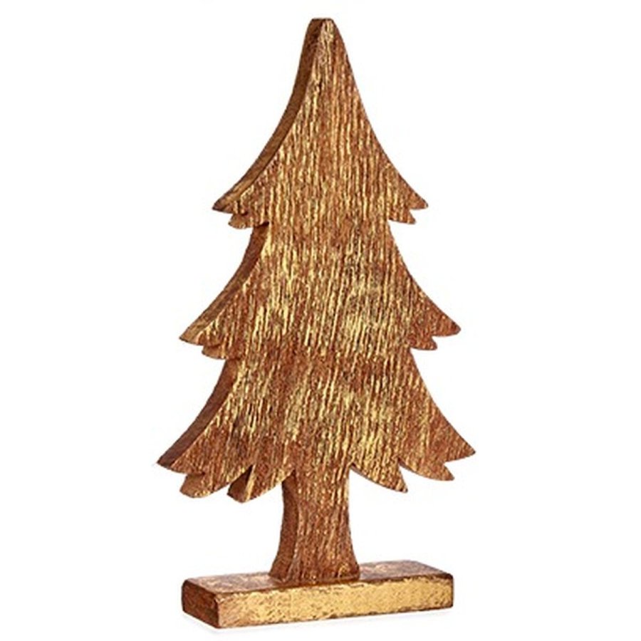 Dekorativ figur Juletr Gylden Tr 5 x 39 x 22 cm (6 enheder) #9