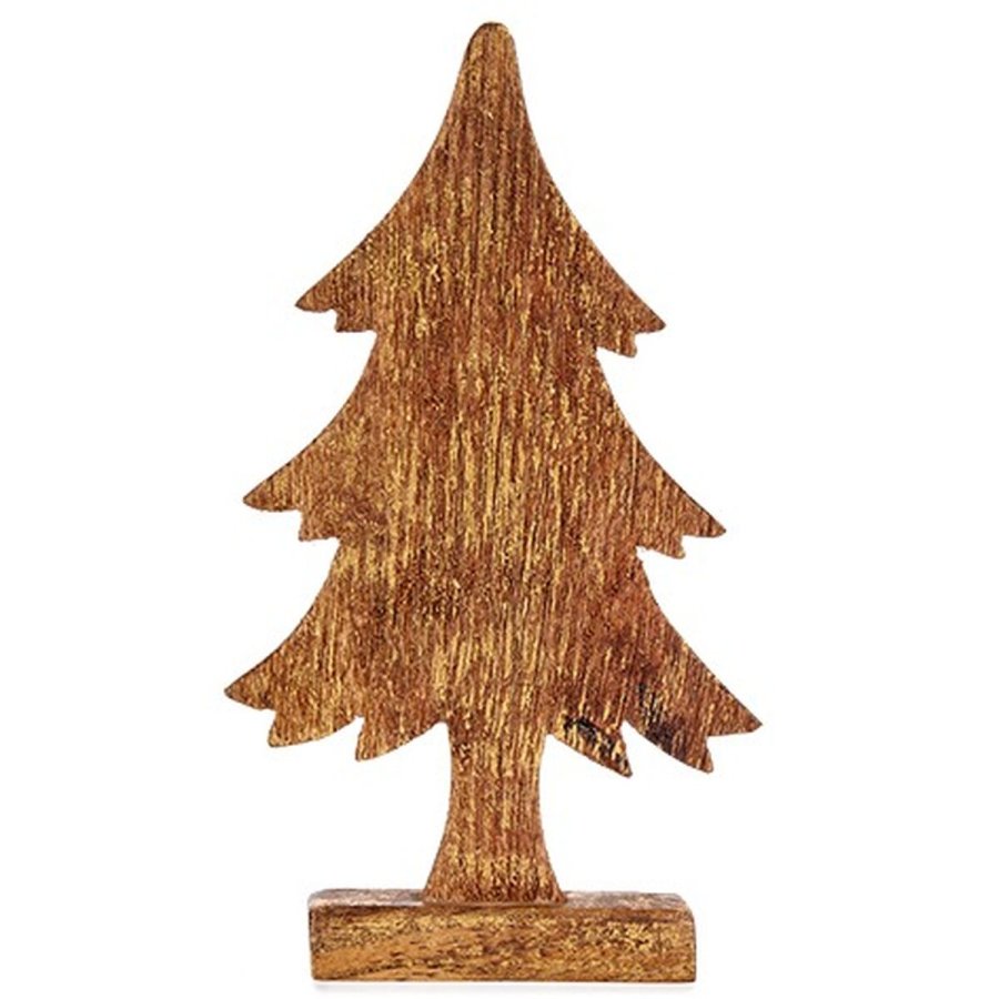 Dekorativ figur Juletr Gylden Tr 5 x 31 x 15,5 cm (6 enheder) #5