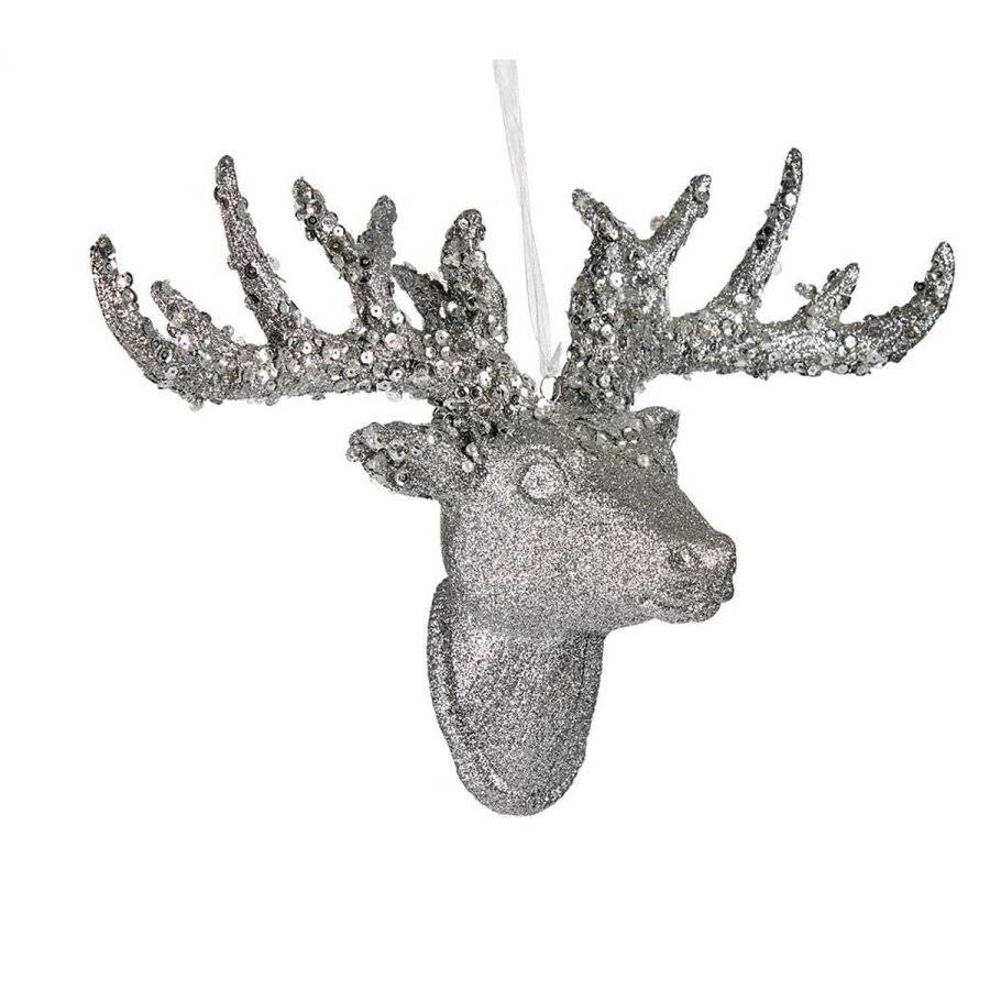 Julepynt Julerensdyr Halskde Slvfarvet 32 cm (4 enheder) #5