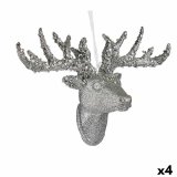 Julepynt Julerensdyr Halskde Slvfarvet 32 cm (4 enheder) #1