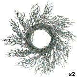Adventskrans Gren Bl Plastik 50 x 10 x 50 cm (2 enheder) #1