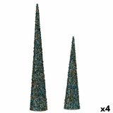 St med tal Kegler Paillietter Bl Gylden Plastik (4 enheder) #1