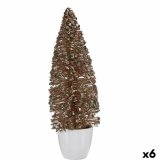 Dekorativ figur Juletr Mint champagne Plastik 10 x 33 x 10 cm (6 enheder) #1