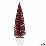 Dekorativ figur Juletr Bl Fuchsia Plastik 10 x 38 x 10 cm (6 enheder) #1