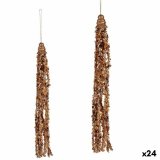 Julepynt Halskde Guirlander Gylden 3,5 x 2,5 x 35 cm (24 enheder) #1