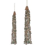 Julepynt Halskde Guirlander Bl champagne (24 enheder) #9