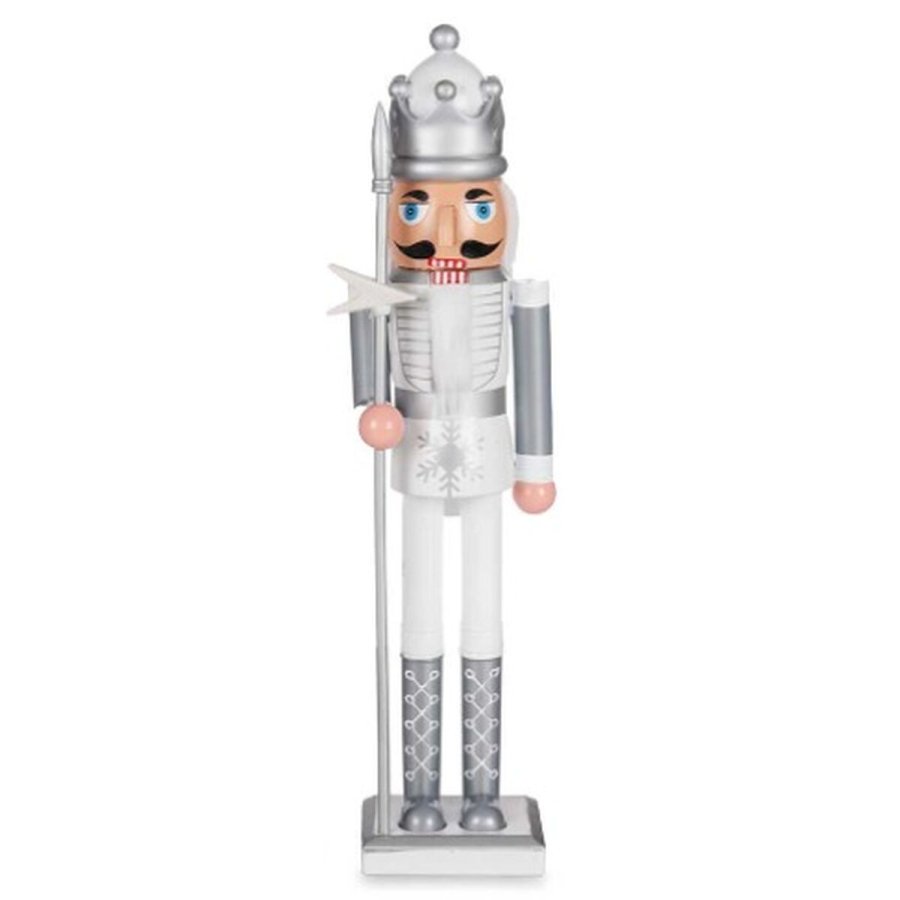 Dekorativ figur Nddeknkker Hvid Slvfarvet Plastik 13,2 x 59,5 x 11,5 cm (4 enheder) #5